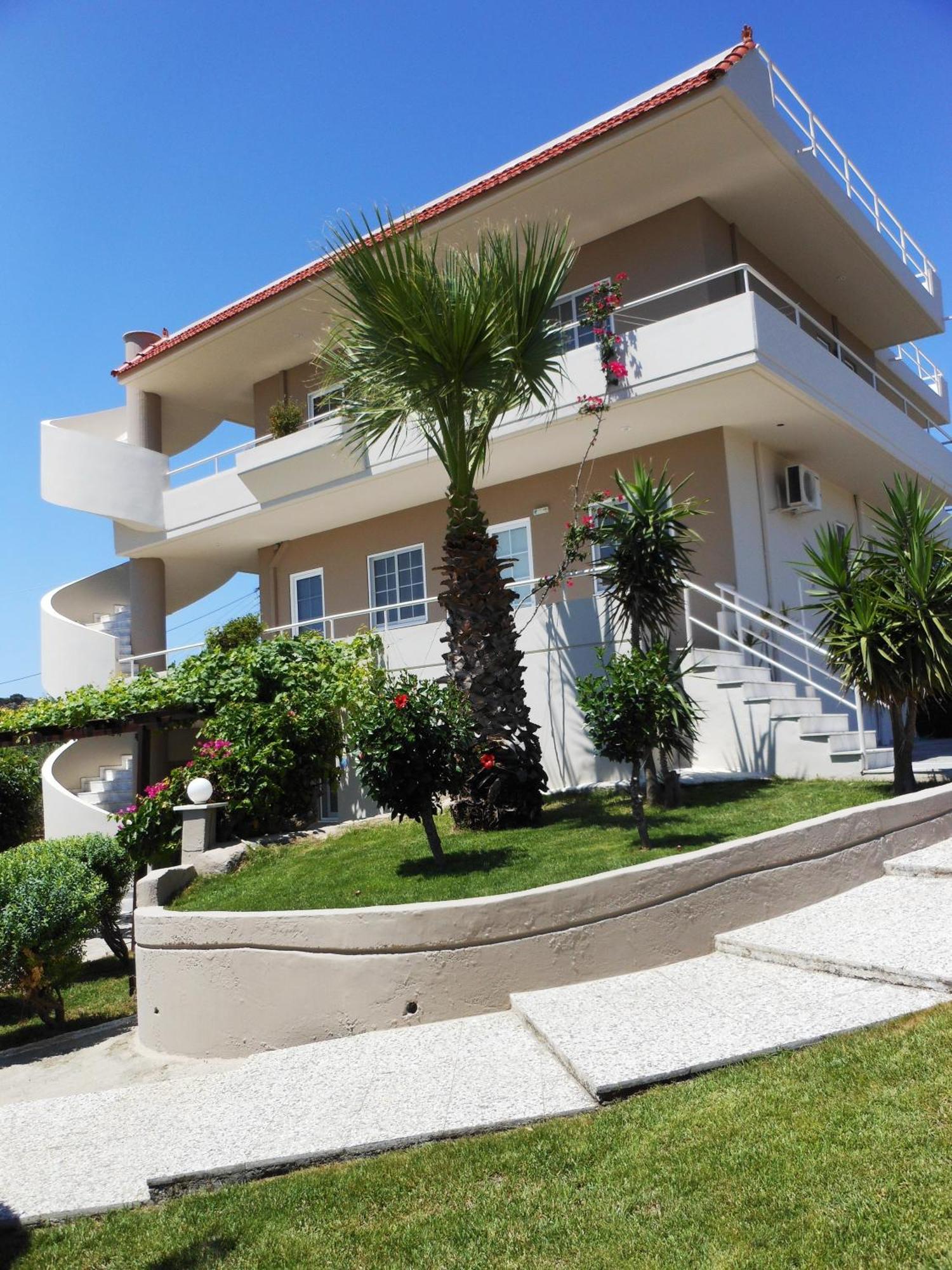 Villa Olive Grove Afantou Bagian luar foto