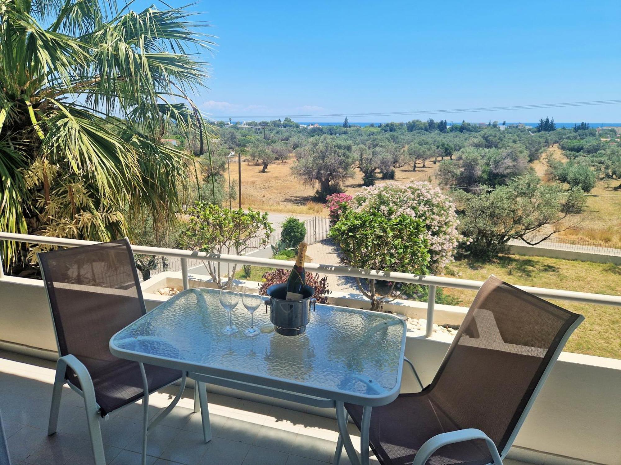 Villa Olive Grove Afantou Bagian luar foto